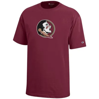 Fsu | Florida State Champion Youth Giant Seminole Logo Tee Alumni Hall