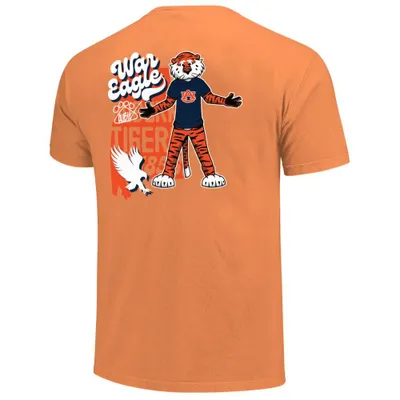 Aub | Auburn Women's State Script Mascot Comfort Colors Tee Alumni Hall