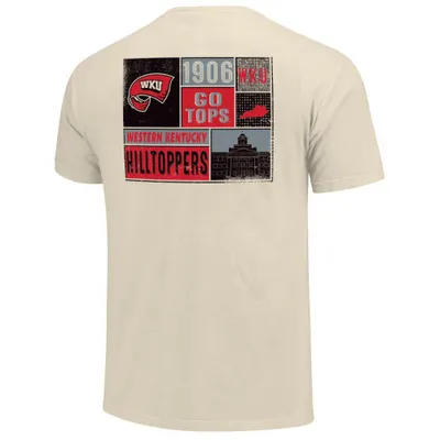 Wku | Western Kentucky School Squares Comfort Colors Tee Alumni Hall