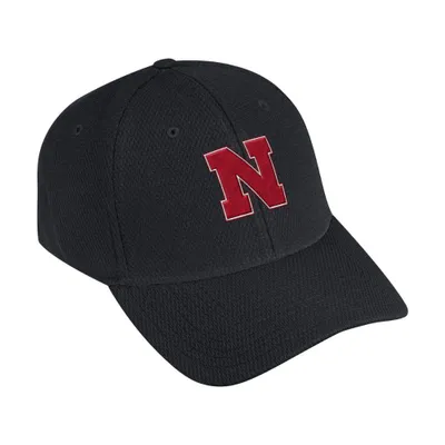 Huskers | Nebraska Adidas Coach Structured Flex Fit Hat Alumni Hall