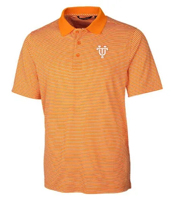 Vols | Tennessee Cutter & Amp ; Buck Interlock Forge Tonal Stripe Polo Alumni Hall