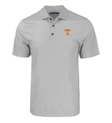 Vols | Tennessee Cutter & Amp ; Buck Pike Tonal Geo Print Polo Alumni Hall