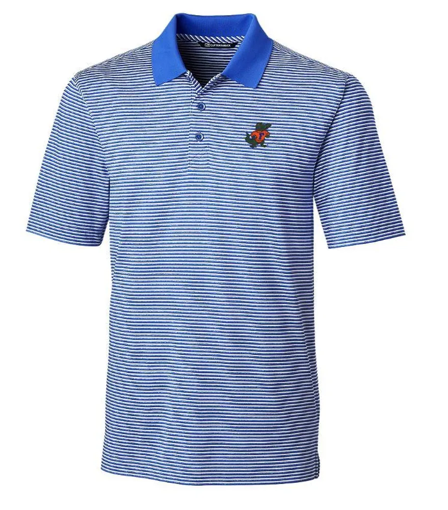 Gators | Florida Cutter & Amp ; Buck Albert Forge Tonal Stripe Polo Alumni Hall