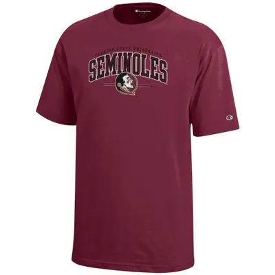 Fsu | Florida State Champion Youth Seminoles Arch Logo Tee Alumni Hall