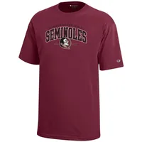 Fsu | Florida State Champion Youth Seminoles Arch Logo Tee Alumni Hall