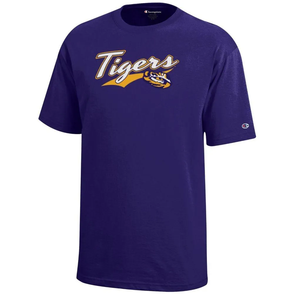 Lsu | Champion Youth Script Mascot Tee Alumni Hall