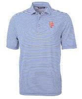 Gators | Florida Cutter & Amp ; Buck Interlock Virtue Eco Pique Stripe Polo Alumni Hall