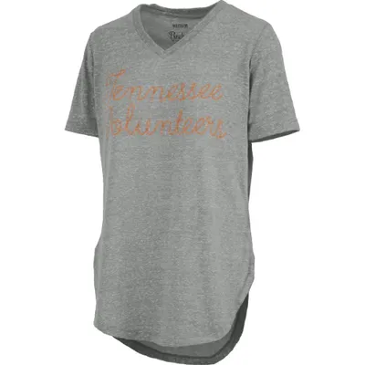 Vols | Tennessee Pressbox Chain Puff Knobi V- Neck Tee Alumni Hall