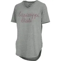 Bulldogs | Mississippi State Pressbox Chain Puff Knobi V- Neck Tee Alumni Hall