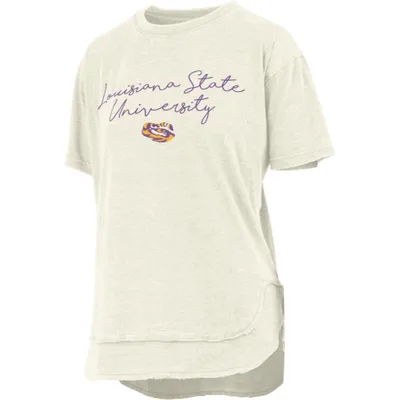 Lsu | Pressbox Brea Vintage Wash Poncho Top Alumni Hall