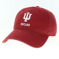  Hoosiers | Indiana Legacy Logo Over Mom Adjustable Hat | Alumni Hall