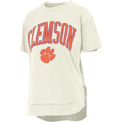 Clemson | Pressbox New Zealand Vintage Wash Poncho Top Alumni Hall