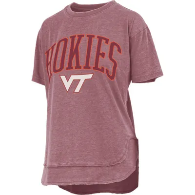 Hokies | Virginia Tech Pressbox New Zealand Vintage Wash Poncho Top Alumni Hall