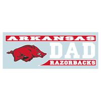  Arkansas Razorbacks Dad Block Decal 6 