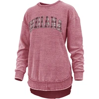 Indiana Pressbox Oakville Plaid Reverse Poncho Pullover