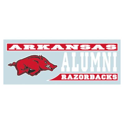  Arkansas Razorbacks Alumni Block Decal 6 