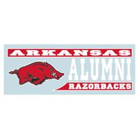  Arkansas Razorbacks Alumni Block Decal 6 