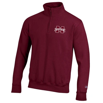 Mississippi State Champion Embroidered Logo 1/4 Zip