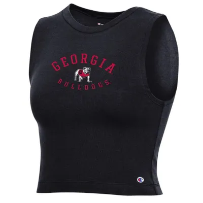 Dawgs | Georgia Champion Women's Arch Logo Mascot Crop Tank Alumni Hall