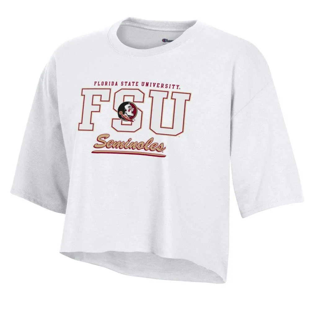 Fsu | Florida State Champion Women's Boyfriend Cropped Tee Alumni Hall