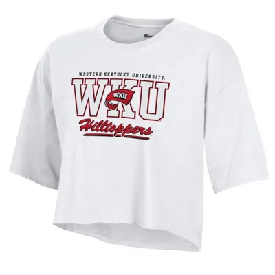 Wku | Western Kentucky Champion Women's Boyfriend Cropped Tee Alumni Hall