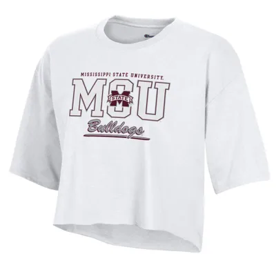 Bulldogs | Mississippi State Champion Women's Boyfriend Cropped Tee Alumni Hall