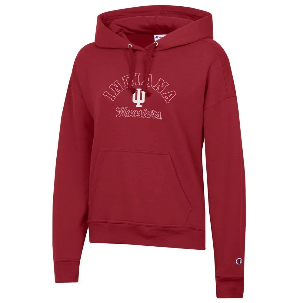 Hoosiers | Indiana Champion Women's Power Blend Versatwill Hoodie Alumni Hall