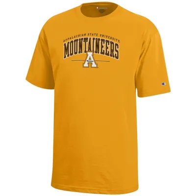 App | State Champion Youth Mountaineers Arch Underline Tee Alumni Hall