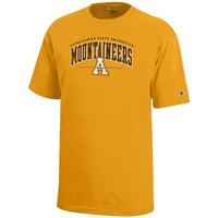 App | State Champion Youth Mountaineers Arch Underline Tee Alumni Hall