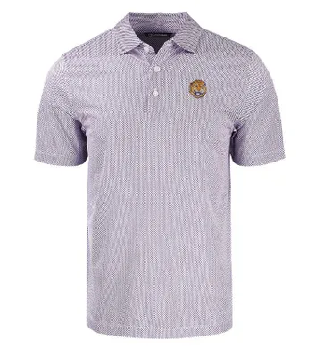 Lsu | Cutter & Amp ; Buck Vault Pike Symmetry Print Polo Alumni Hall