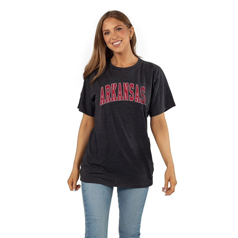 Arkansas Tall Outline Arc Effortless Tee