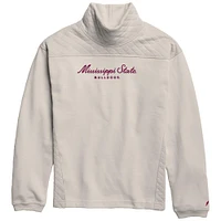 Mississippi State League Highland Funnel Neck Embroidered Script Pullover