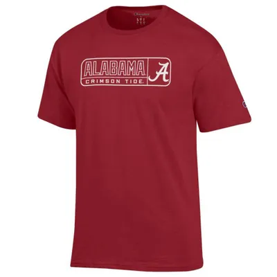 Bama | Alabama Champion Wordmark Logo Pill Tee Alumni Hall