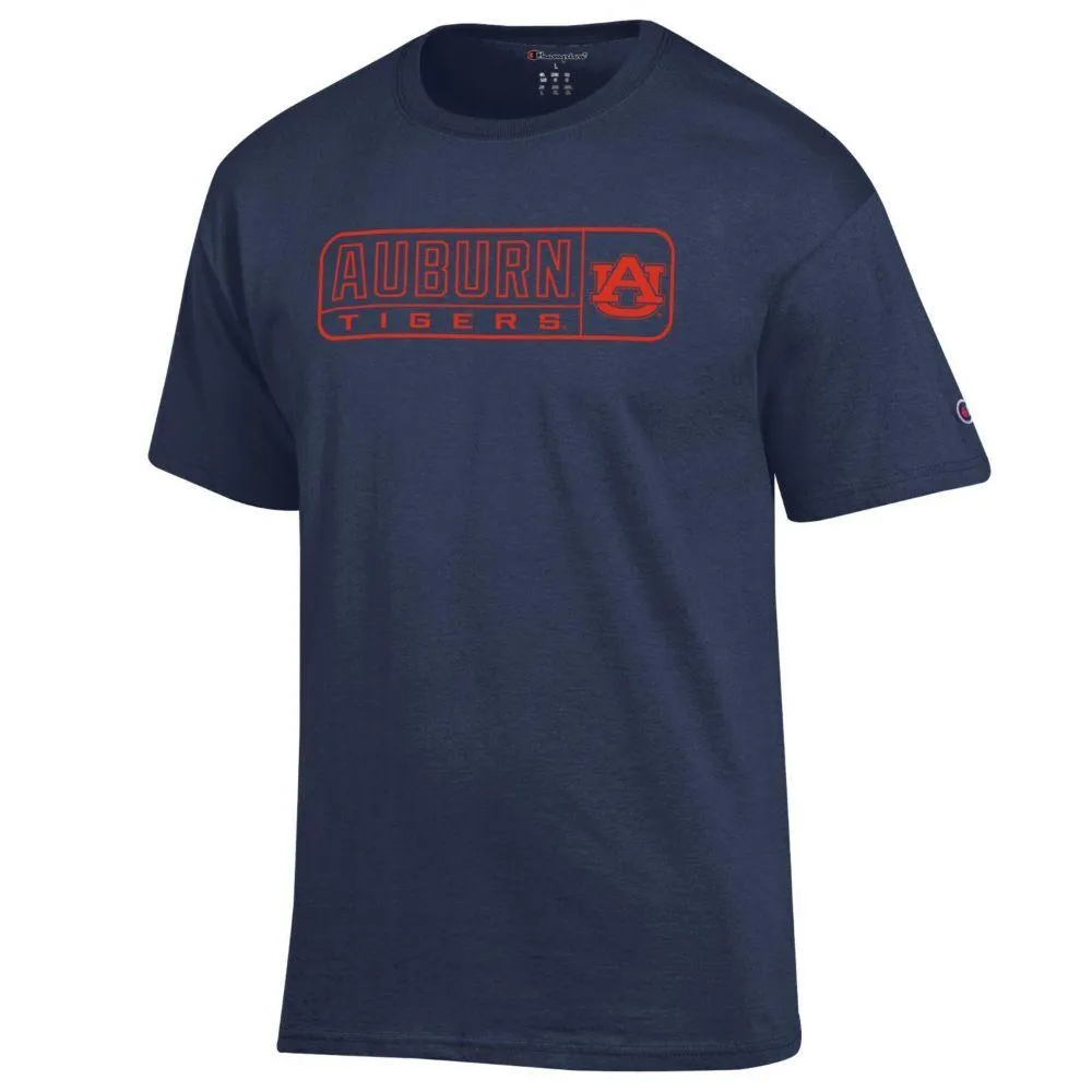 Aub | Auburn Champion Wordmark Logo Pill Tee Alumni Hall