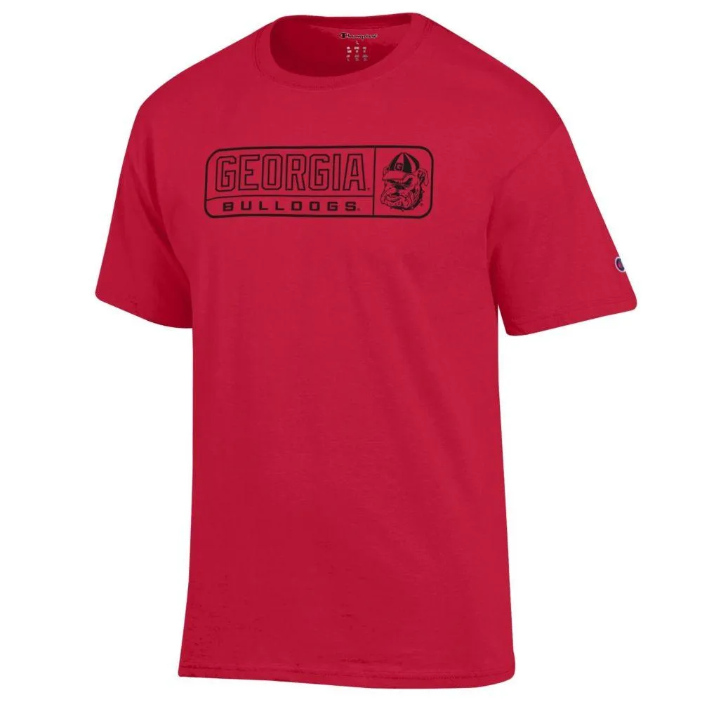 Dawgs | Georgia Champion Wordmark Logo Pill Tee Alumni Hall