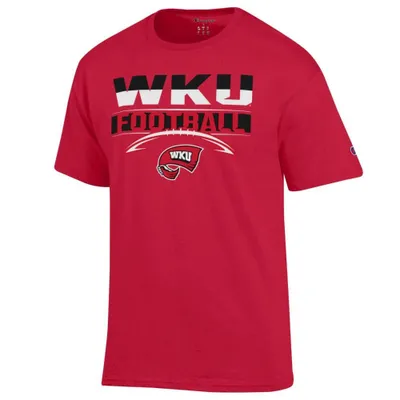 Wku | Western Kentucky Champion Split Color Over Football Tee Alumni Hall