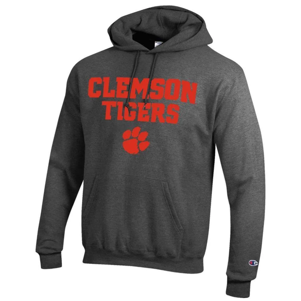 Clemson | Champion Straight Stack Hoodie Alumni Hall