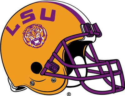  Lsu Decal Football Helmet 3 