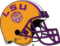  Lsu Decal Football Helmet 3 