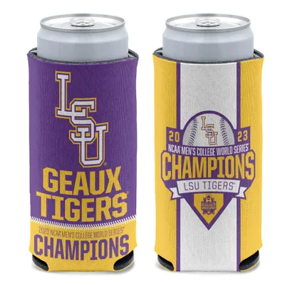  Lsu | Lsu Wincraft 2023 College World Series Champs 12oz Slim Can Cooler | Alumni Hall