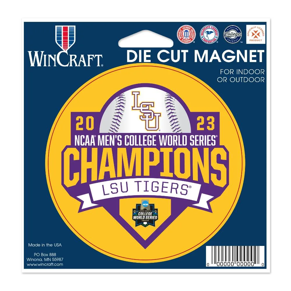 LSU Tigers 2023 College World Series Champions T-Shirt Circle