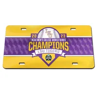  Lsu | Lsu Wincraft 2023 College World Series Champs License Plate | Alumni Hall