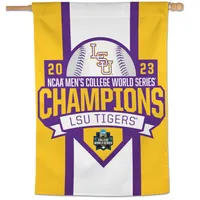  Lsu | Lsu Wincraft 2023 College World Series Champs 28 X 40  Vertical Banner | Alumni Hall