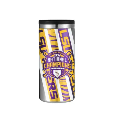  Lsu | Lsu Gametime Sidekicks 2023 College World Series Champs Skinny Can Cooler | Alumni Hall