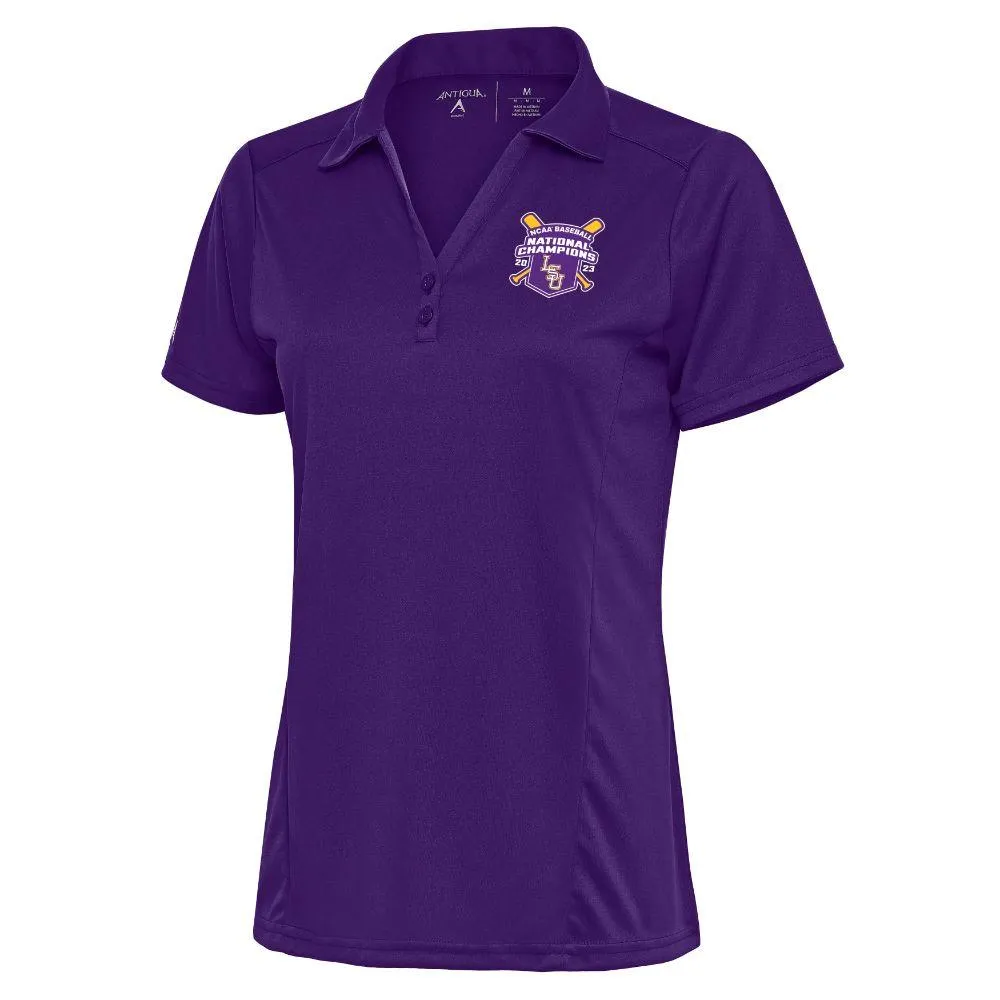 Lsu | Antigua Women's 2023 Men's College World Series Champs Polo Alumni Hall