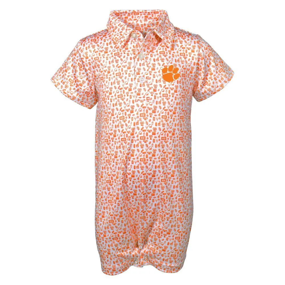 Clemson | Garb Infant Football Crew Polo Jumper Alumni Hall