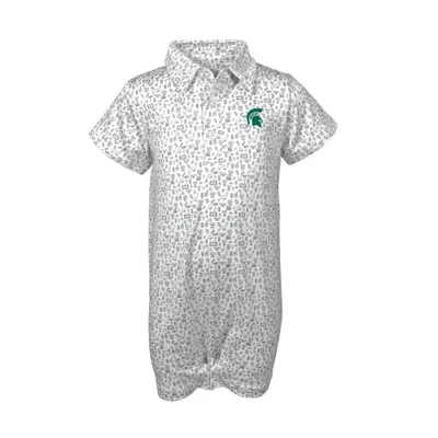 Spartans | Michigan State Garb Infant Football Crew Polo Jumper Alumni Hall