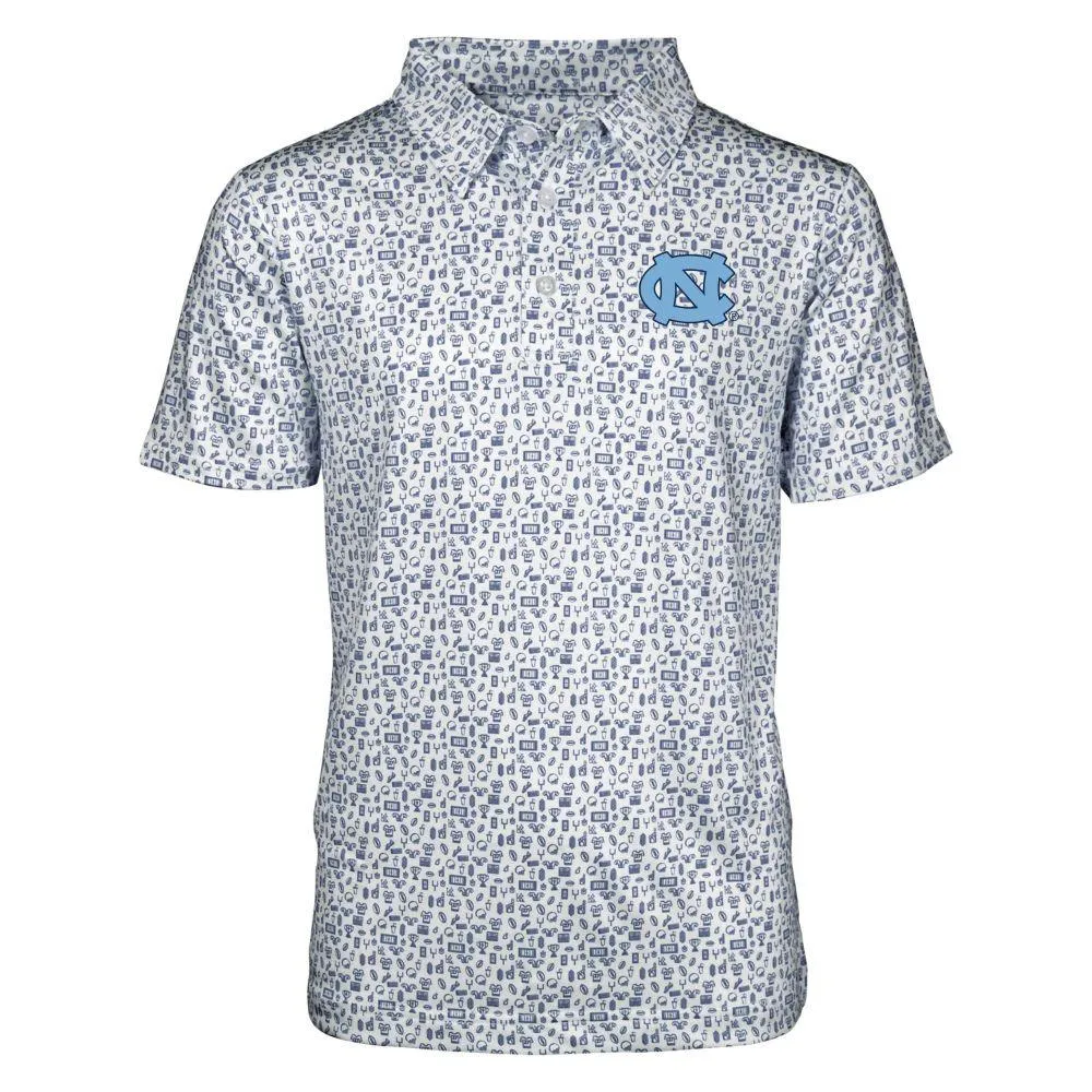 Unc | Carolina Garb Toddler Football Crew Polo Alumni Hall