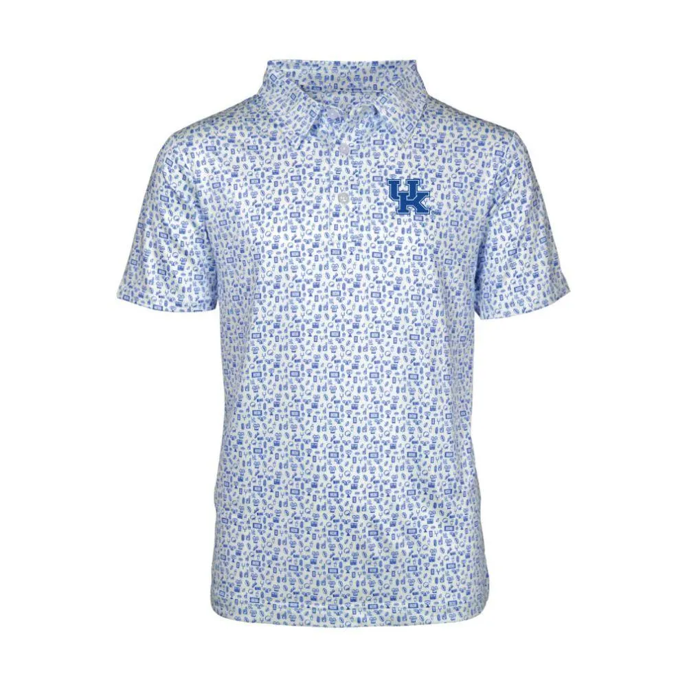 Cats | Kentucky Garb Youth Football Crew Polo Alumni Hall