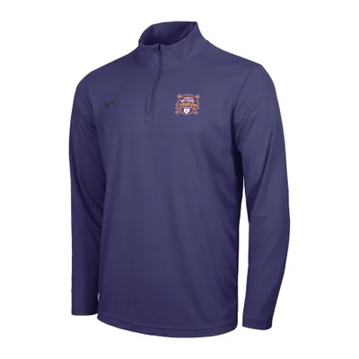 Lsu | Nike 2023 College World Series Champs Intensity 1/4 Zip Pullover Alumni Hall